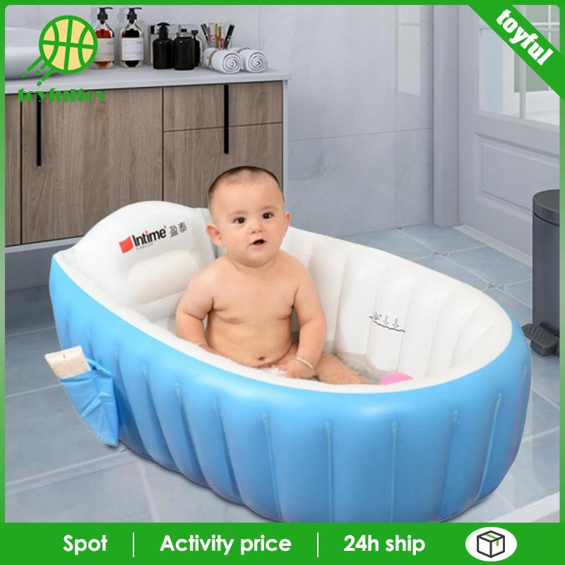 Bể bơi Bơm Hơi Bằng PVC Có Thể Gấp Gọn Cho Bé 1 2 3 Tuổi