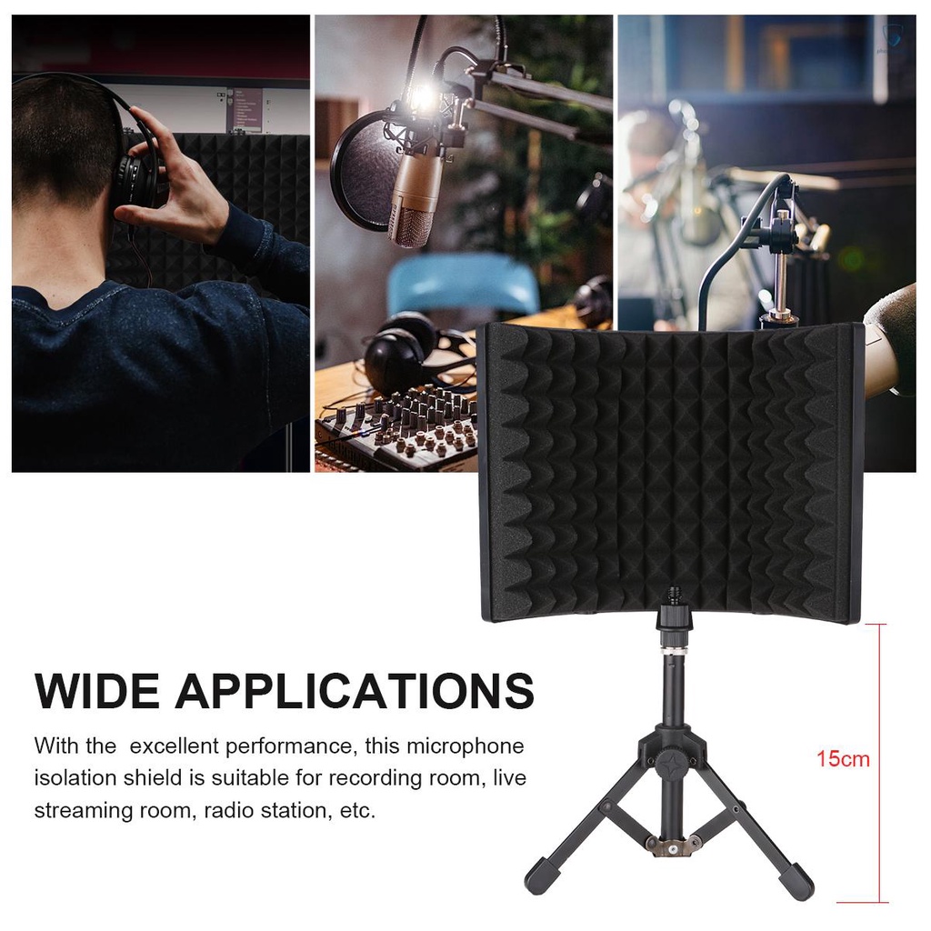 Vỏ Bọc Màn Hình Bằng Xốp Cách Âm 3 Tầng Mini Có Thể Gập Lại Tiện Dụng