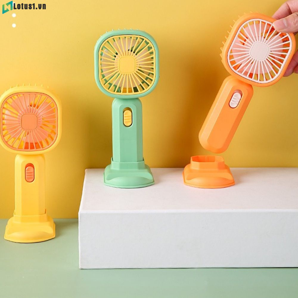 Hàng Có Sẵn 【Hàng Có Sẵn】quạt Sạc USB Quạt Mini Để Bàn Giá Đỡ Điện Thoại Di Động Đa Năng Tiện Dụng Cho Ký Túc Xá Sinh Viên Gió Điện