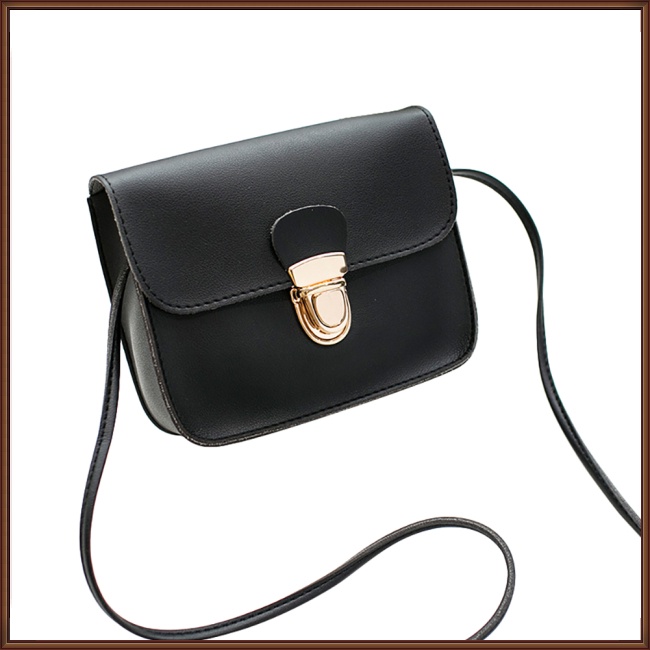 Túi Xách Da PU Mềm Màu Trơn Thời Trang Cho Nữ