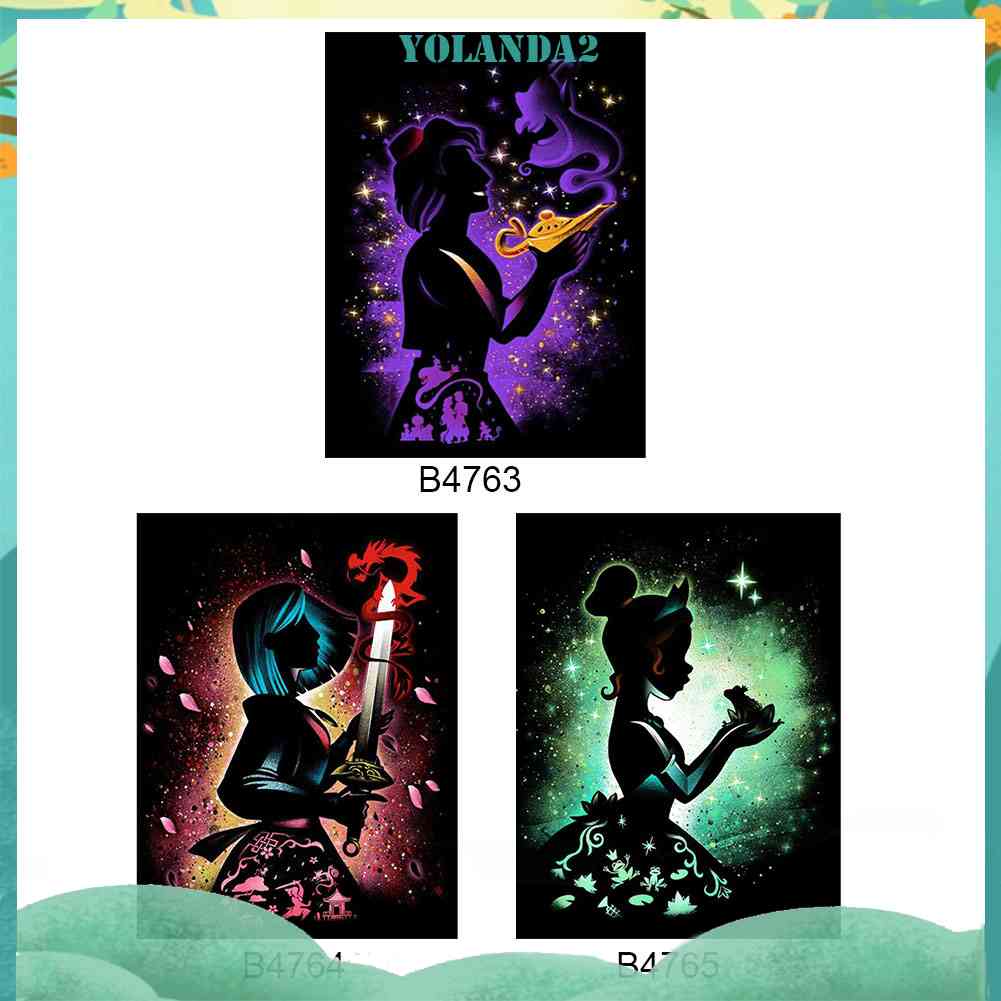 Bộ Tranh Đính Đá 5D Tự Làm Họa Tiết Disney Xinh Xắn