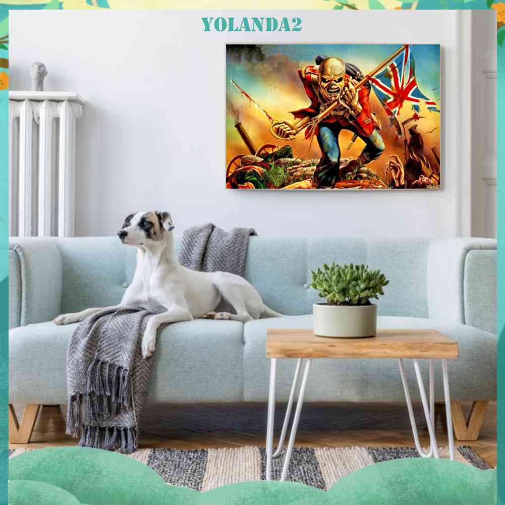 Bộ Tranh Đính Đá 5D Toàn Diện Họa Tiết Đầu Lâu Độc Đáo DIY Dùng Trang Trí