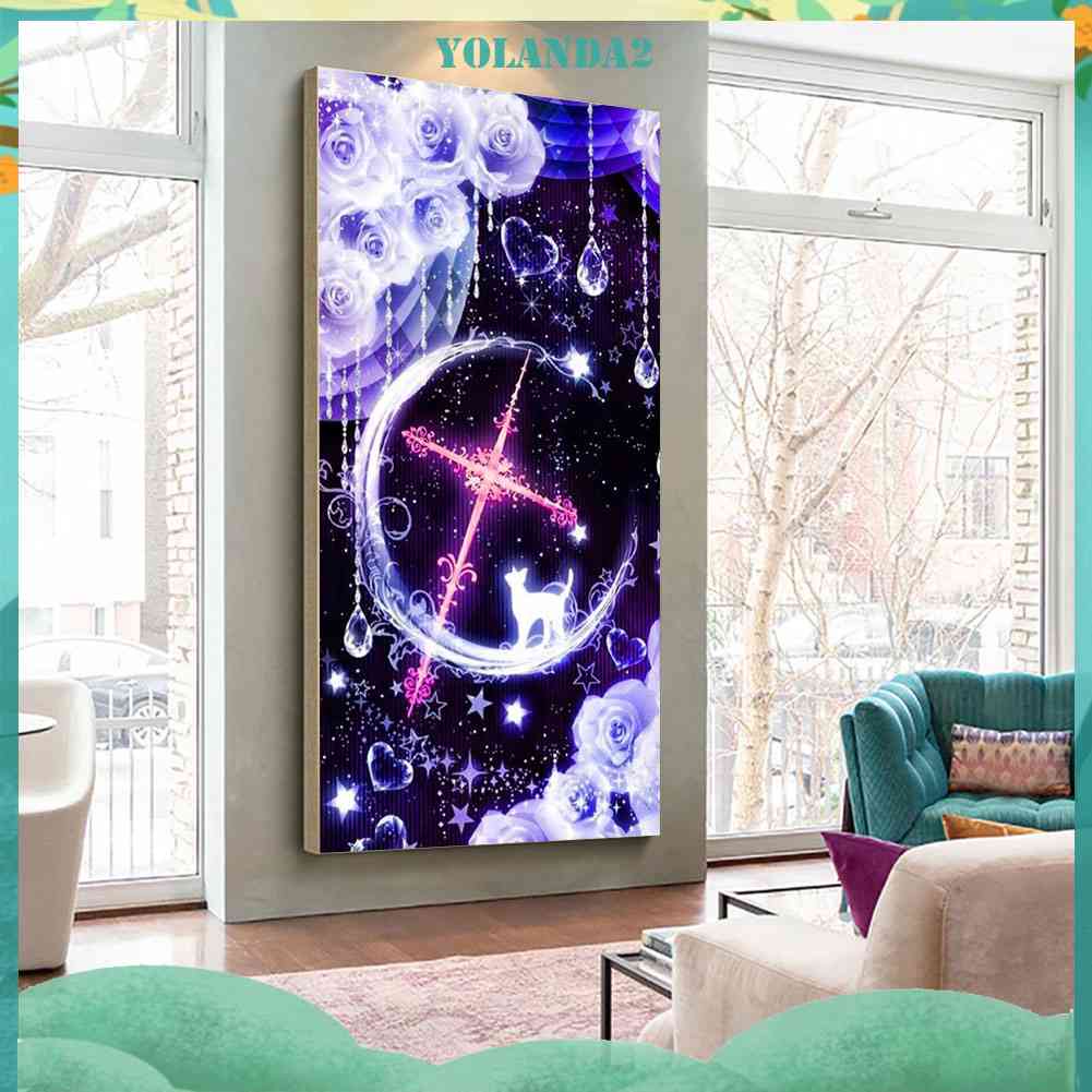 Bộ Tranh Đính Đá Kim Cương Toàn Bộ Hình Vẽ Chữ Thập Diy