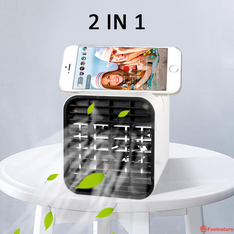 Máy Điều Hòa Không Khí Mini Máy Làm Mát Phun Sương Khử Mùi Để Bàn Quạt Nhỏ USB Quạt Làm Mát Văn Phòng Sinh Viên VN