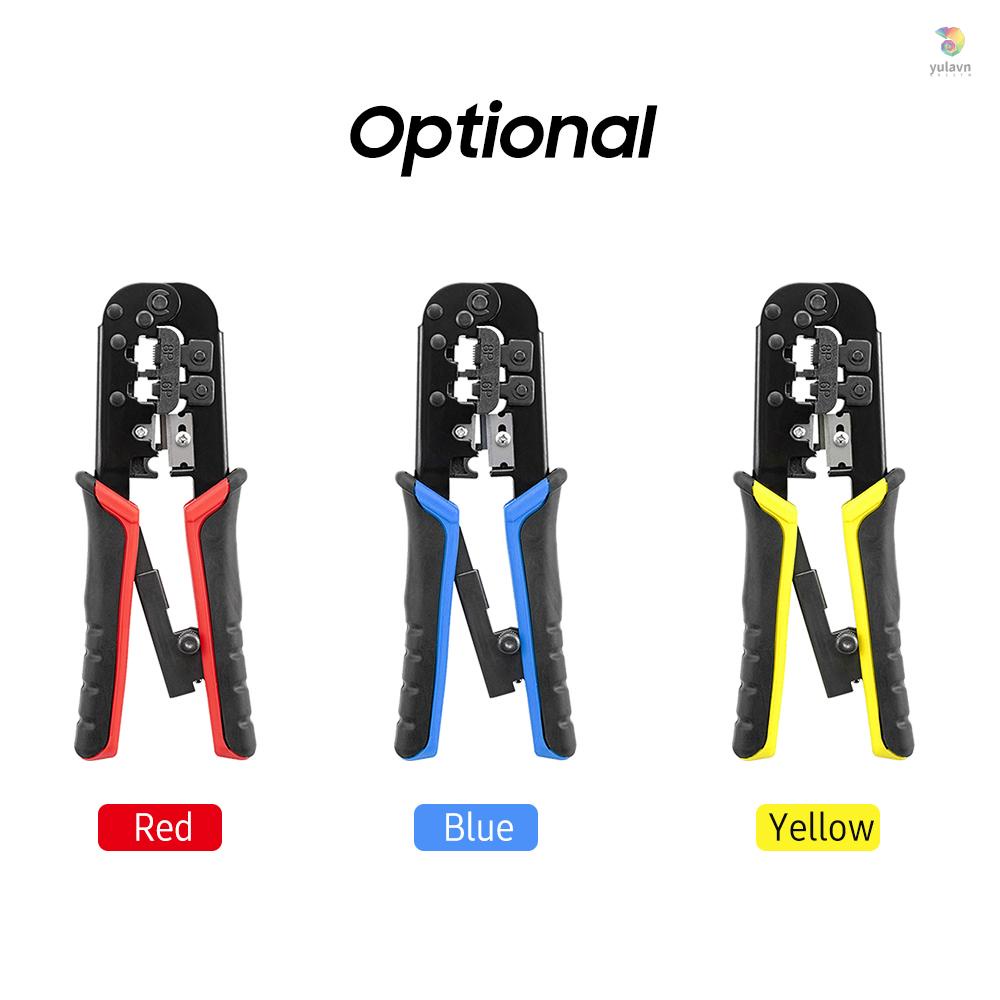 Dụng Cụ Cắt Tuốt Dây Cáp Mạng 8P 6P 3 Trong 1 Đa Năng Tiện Dụng