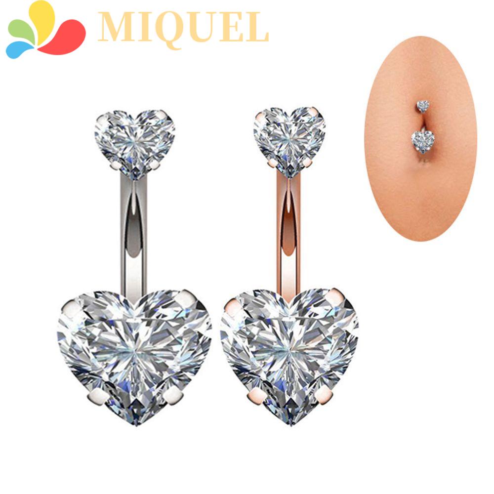 Khuyên Rốn Hình Trái Tim|Khuyên Xỏ Cơ Thể Thời Trang Cá Tính