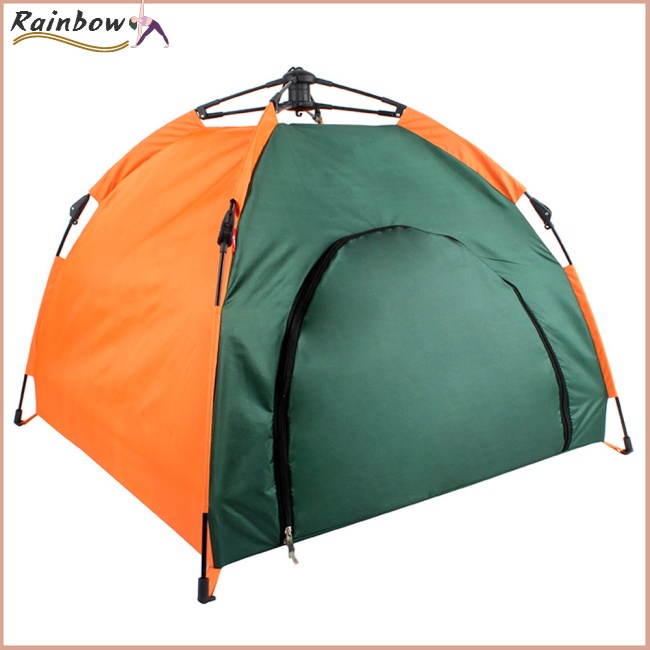Lều Chống Mưa Nắng Có Dây Kéo Cỡ Lớn Thoải Mái Cho Thú Cưng