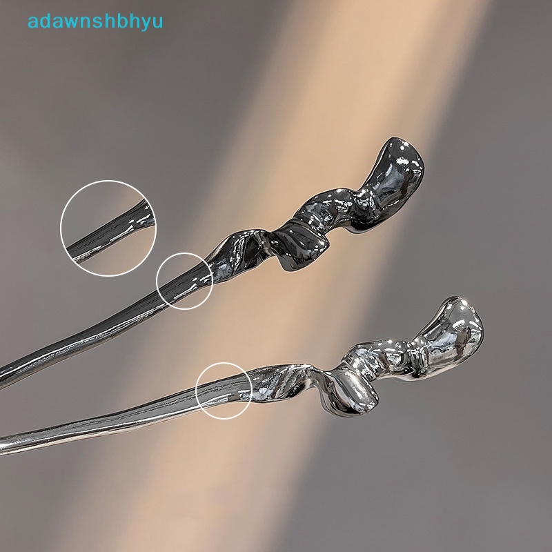 Kẹp Tóc Dạng Xoắn Bằng Kim Loại Đơn Giản Thời Trang