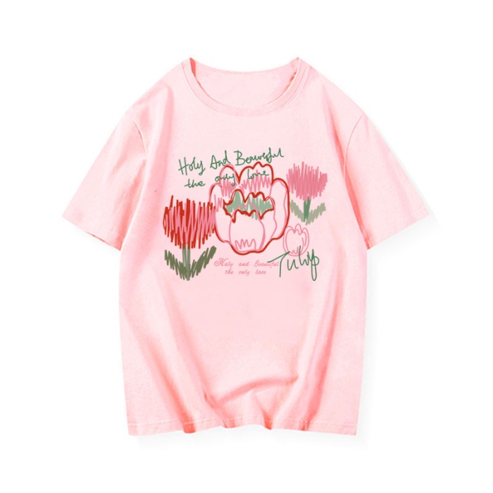 Áo Thun Unisex 100% Cotton Nguyên Chất Ngắn Tay Phong Cách Hàn Quốc Mới NRVP 2023