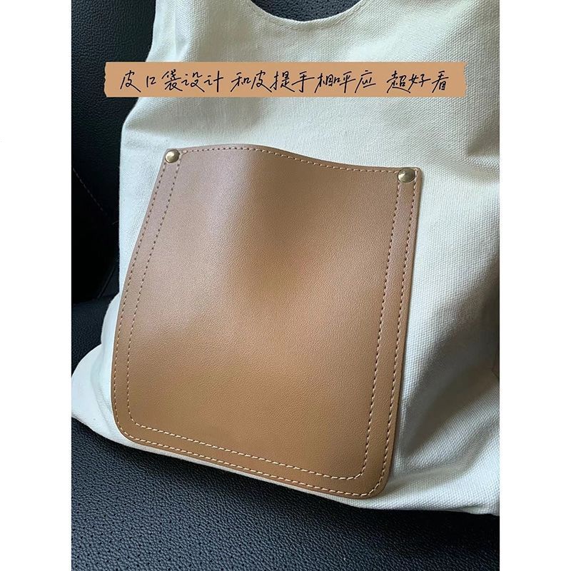 Túi Xách Canvas Cỡ Lớn Phong Cách Nhật Bản Cho Nữ