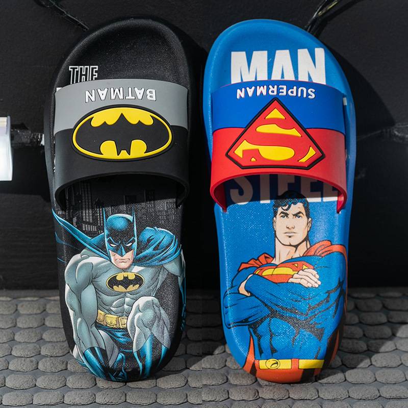 Dép Sandal Chống Trượt Thoáng Khí In Hình Siêu Anh Hùng DC / Người Dơi GP2 Thời Trang Mùa Hè Cho Bé