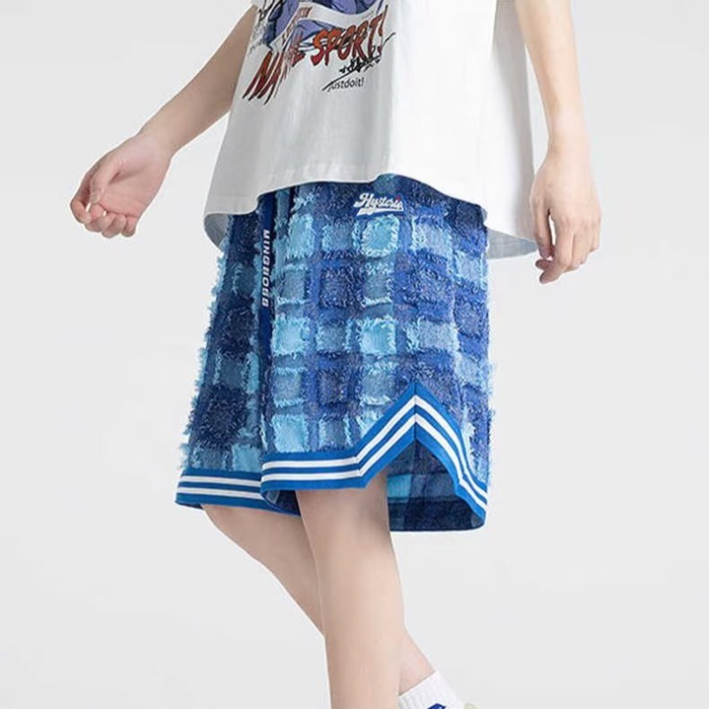 Quần Lửng Dáng Rộng Họa Tiết Caro Đa Năng Thời Trang Mùa Hè Cho Nam [M-3XL]