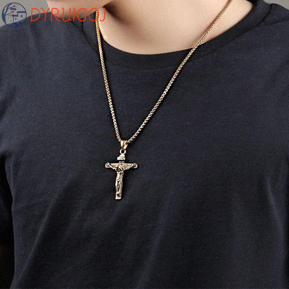 Vòng cổ Bằng Thép Không Gỉ Mặt Thánh Giá Thời Trang