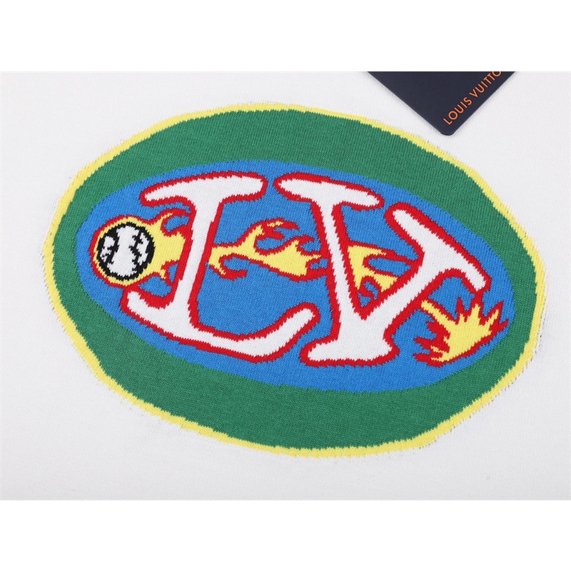 Áo Thun Tay Ngắn Cổ Tròn Họa Tiết Nhãn Hiệu Bóng Chày Màu Xanh L88V88