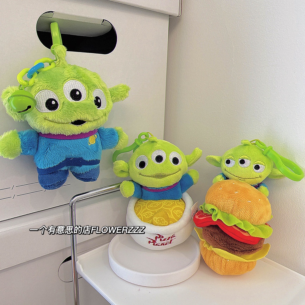 Móc Khóa Búp Bê Nhồi Bông Ba Mắt Đáng Yêu