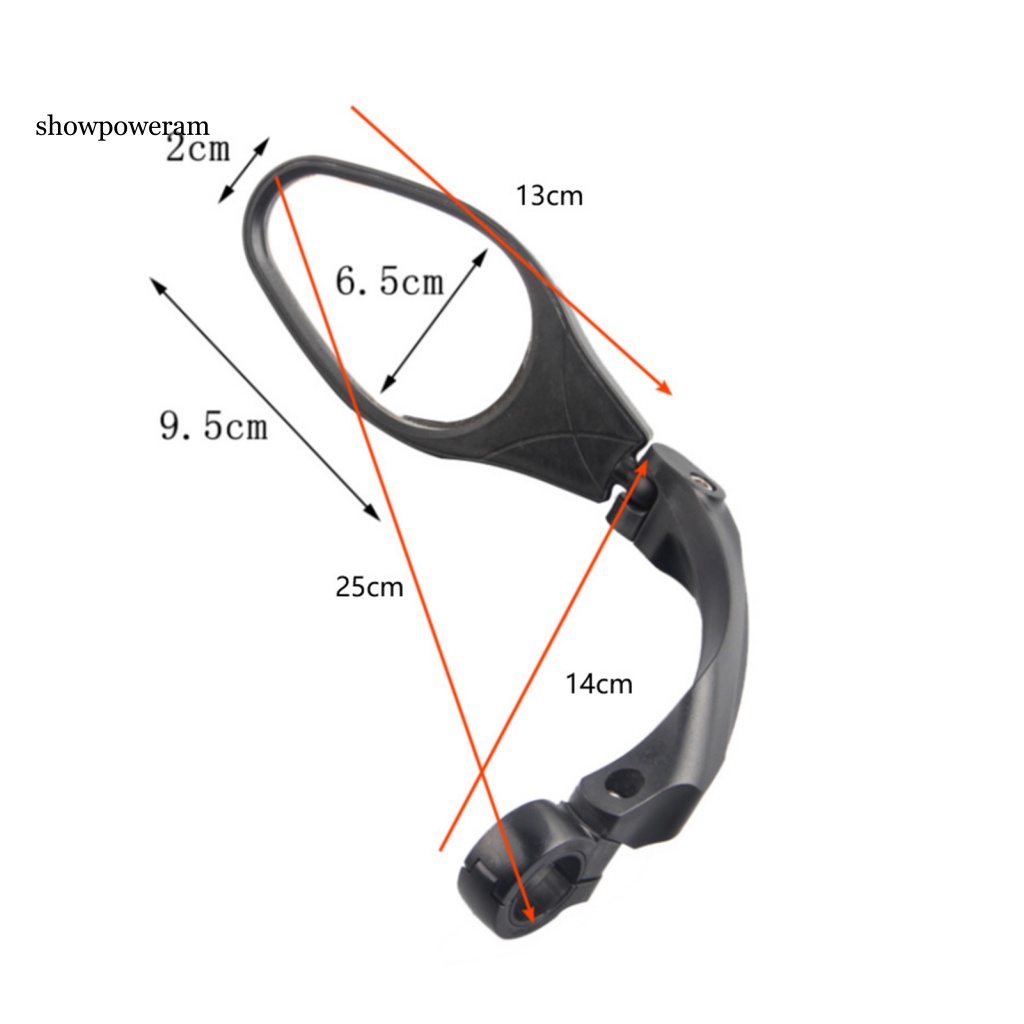 1 Cặp Gương Chiếu Hậu Bằng ABS Chống Lão Hóa Dễ Điều Chỉnh Dành Cho Xe Đạp