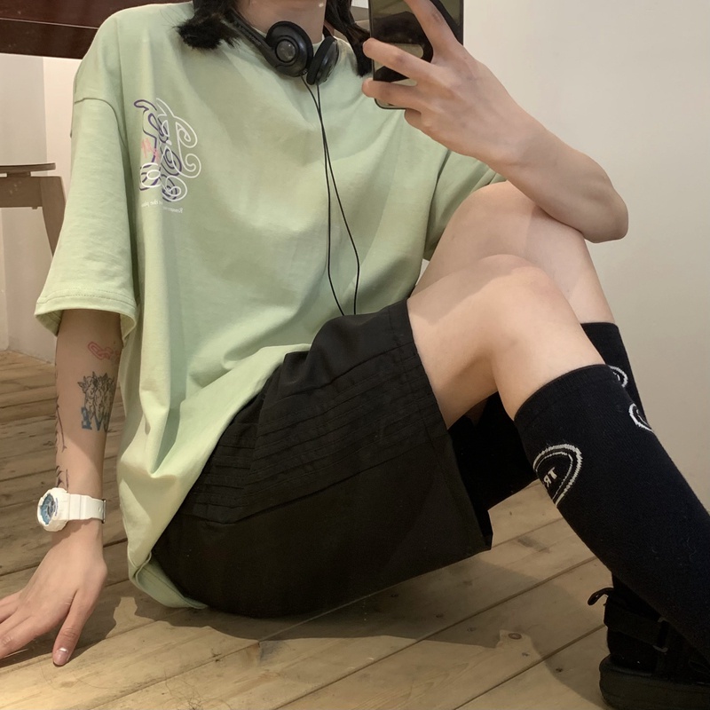 NRVP Quần Short Thể Thao Nữ Vải Cotton Phong Cách Hàn Quốc Mới 2023