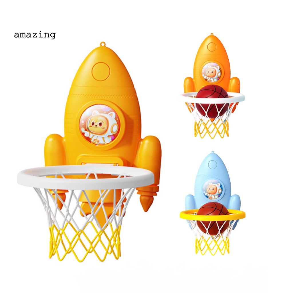 1 Bộ Đồ Chơi Bóng Rổ Chống Mài Mòn Dễ Lắp Đặt Dùng Làm Quà Tặng Sinh Nhật Cho Bé