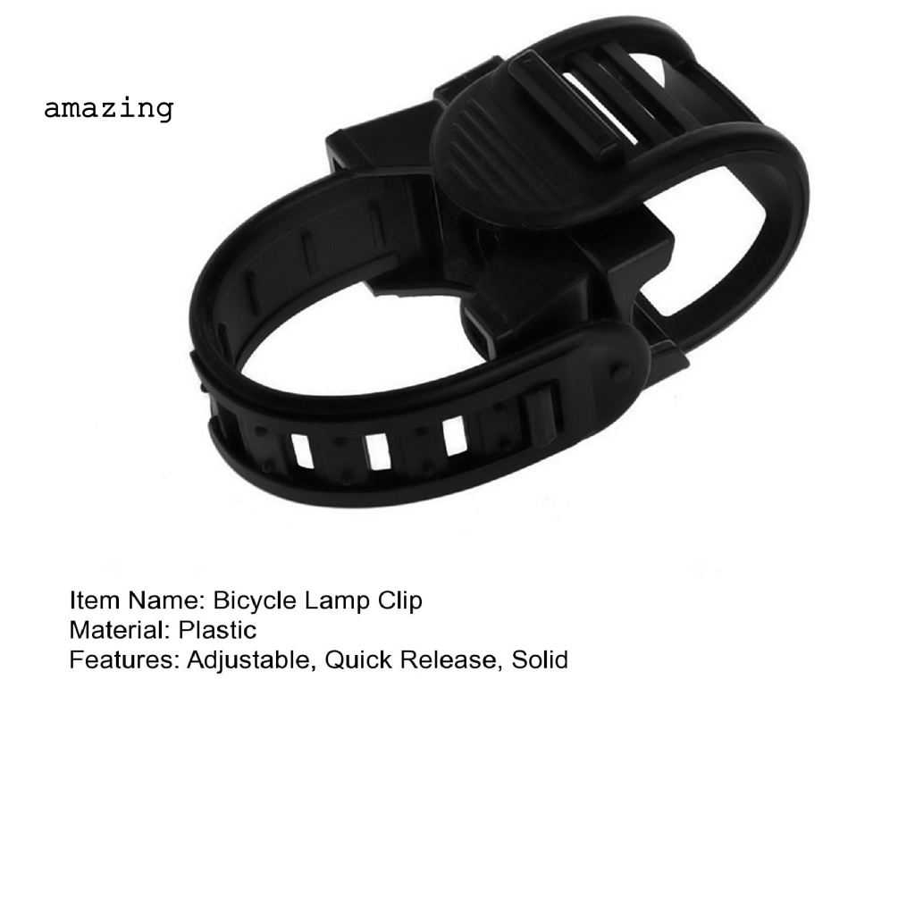 Giá Đỡ Đèn Pin LED Xe Đạp Có Dây Đeo Tiện Dụng