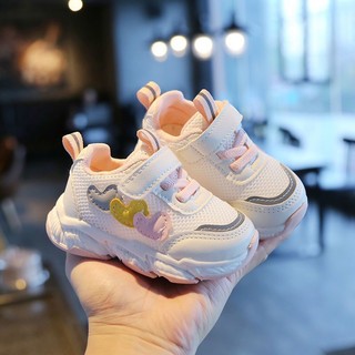 Giày thể thao đế mềm phối lưới thoáng khí cho bé 0-3 tuổi