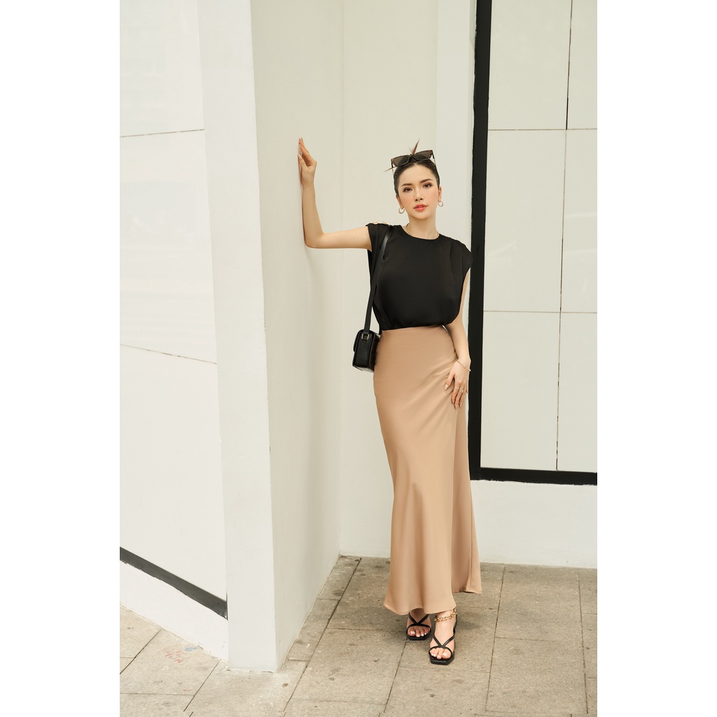 Chân váy lụa đuôi cá Aurore Cloth