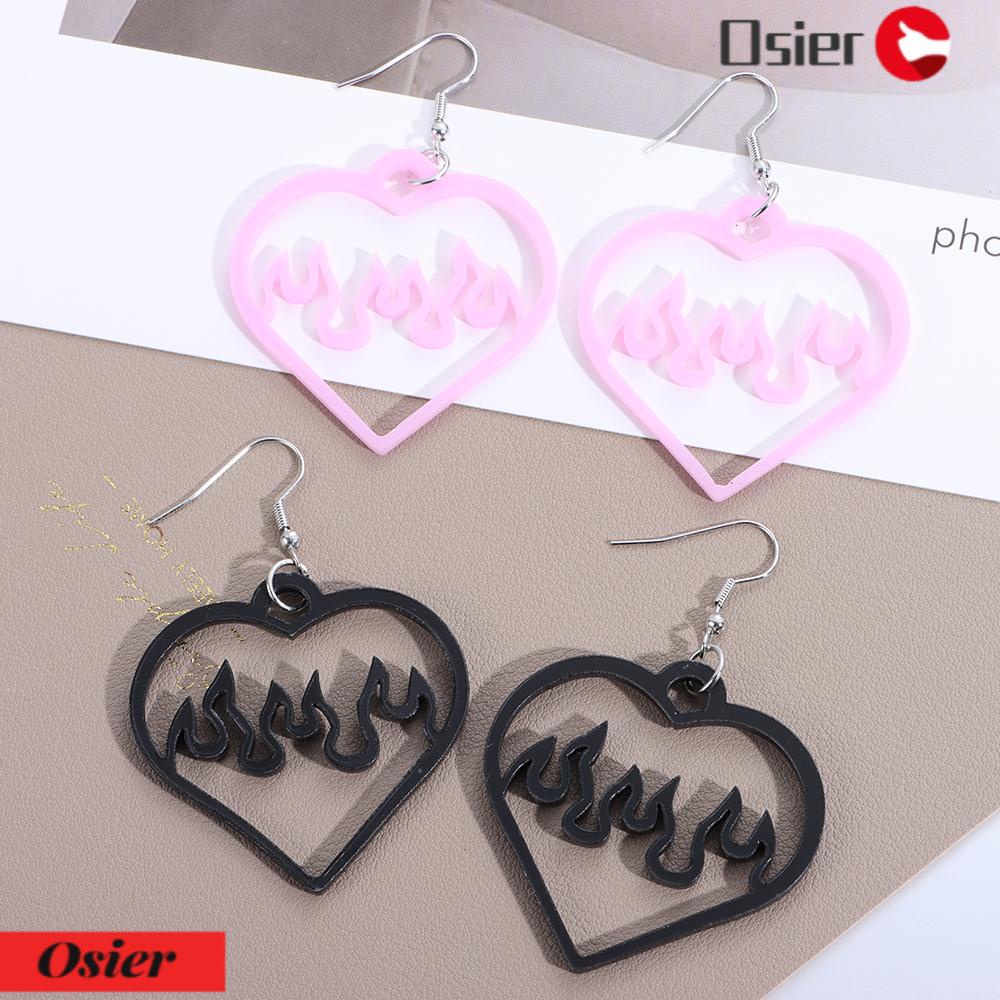 1 Bông Tai Acrylic Họa Tiết Hoạt Hình Vui Nhộn Thời Trang Cho Nữ