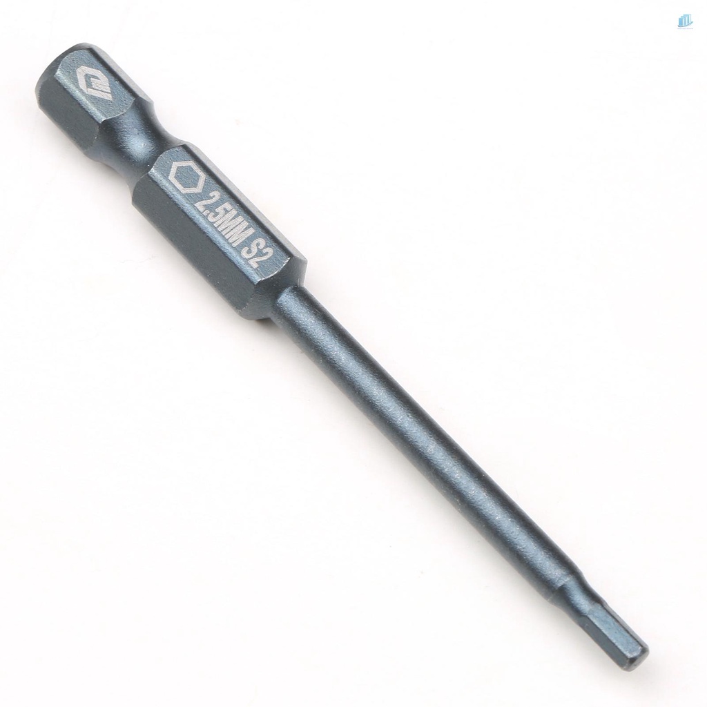 Set 10 Mũi Khoan Từ Tính 1 / 4 Inch 65mm S2 Bằng Hợp Kim Thép Chuyên Nghiệp