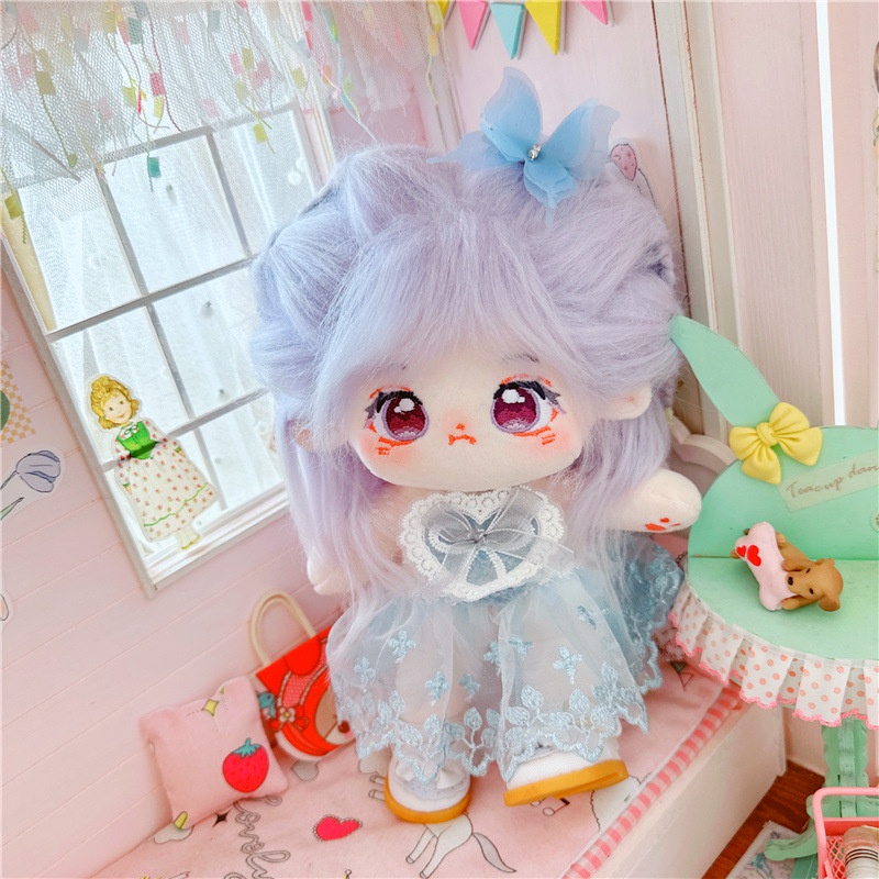 Búp Bê Nhồi Bông Cotton 20cm Xinh Xắn Dễ Thương