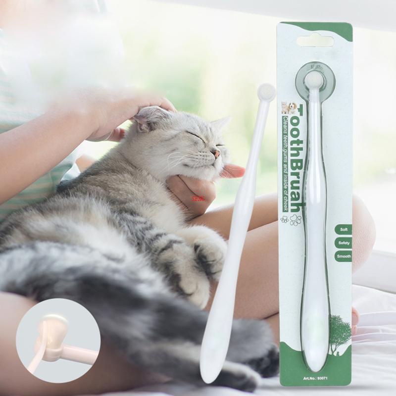 Bàn Chải Đánh Răng Lông Siêu Mềm Cho Thú Cưng Cỡ Nhỏ / Vừa / Lớn