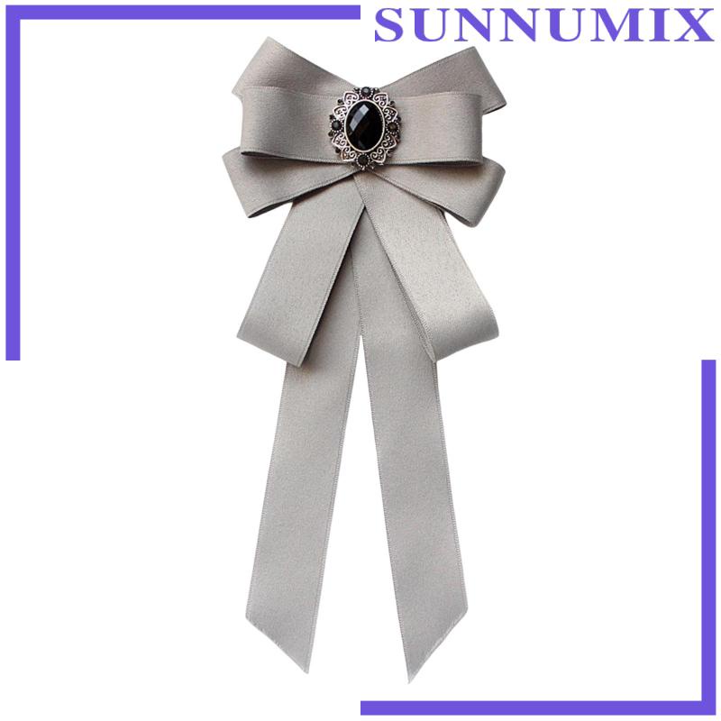 [Sunnimix] Vòng Cổ Ruy Băng Thắt Nơ Đính Hạt Trang Trí Hóa Trang DIY Thanh Lịch Cho Nữ