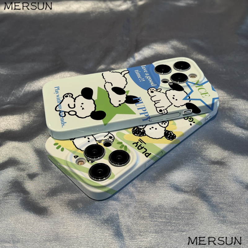 Ốp Điện Thoại Cứng Họa Tiết Hoạt Hình Chú Chó Dễ Thương Cho iPhone14 / pro7p Apple 11 813xs 12