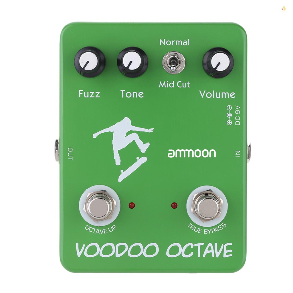 Bàn Đạp Hiệu Ứng Đàn Guitar ammoon AP-12 Voodoo Octave Fuzz