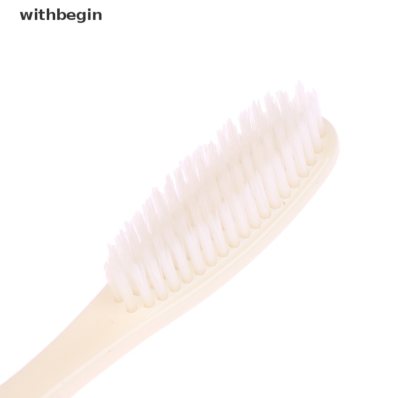 Bộ 4 Bàn Chải Đánh Răng Đầu Dài Lông Mềm Kích Thước Lớn Làm Trắng Răng Miệng