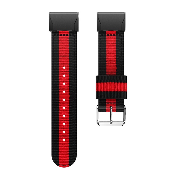 Dây Đeo Vải Dù Canvas Tháo Gỡ Nhanh Cho Garmin Fenix 7 7x 6 6X Pro 5 5x Plus Forerunner 955 945 935