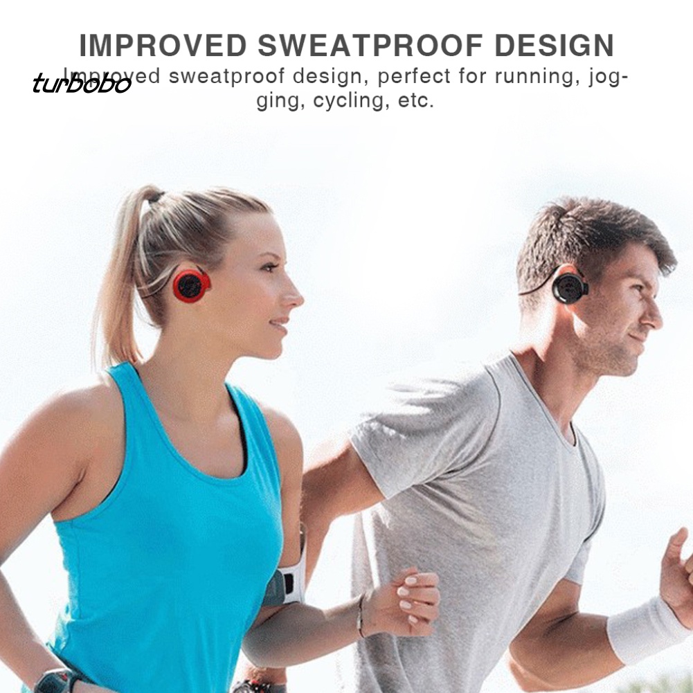Tai Nghe Bluetooth Thể Thao turbobo MP3 Hỗ Trợ Thẻ Nhớ TF