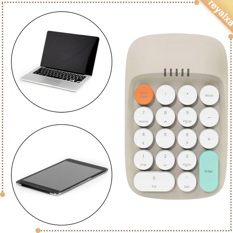 Bàn Phím Số Mini 18 Phím Không Gây Tiếng Ồn Siêu Bền Tiện Dụng Cho Laptop