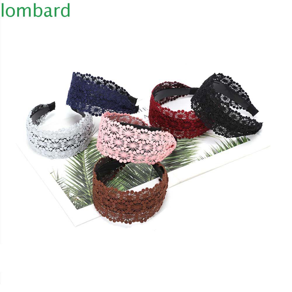 Băng Đô Vải Bản Rộng Họa Tiết Hoa Thời Trang Hàn Quốc