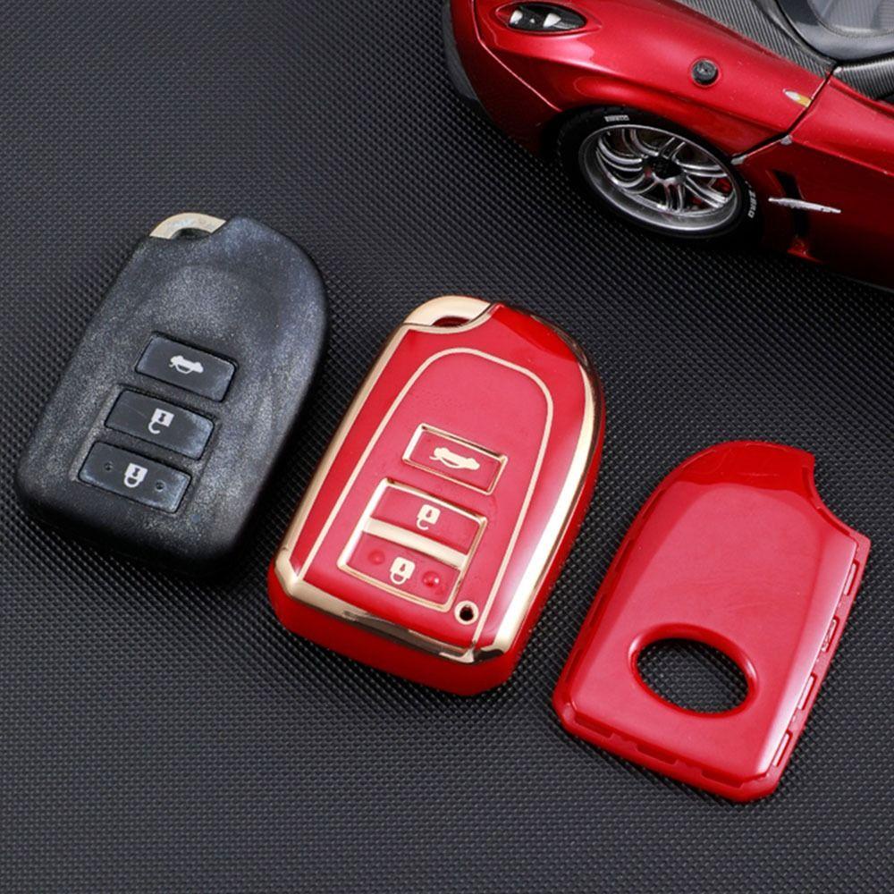 SHOUHOU Vỏ Bảo Vệ Chìa Khóa Điều Khiển Từ Xa Cho Xe Hơi Corolla Nhiều Màu Tùy Chọn