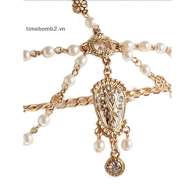 Băng Đô Cài Tóc Hình Vương Miện Thời Trang Cho Cô Dâu