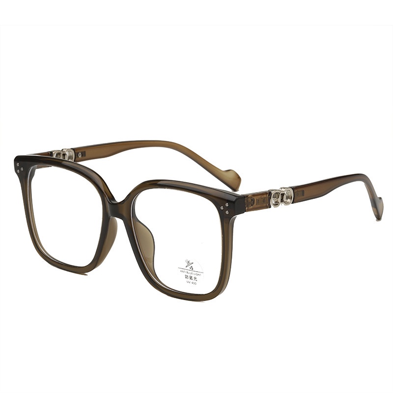 Mắt Kính Gọng Vuông Lớn Chống Ánh Sáng Xanh Thời Trang Hàn Quốc Cho Nữ