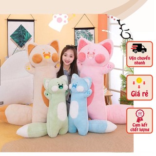 Gấu Bông mèo Dudu dáng dài đuôi dài, đủ mầu đủ size