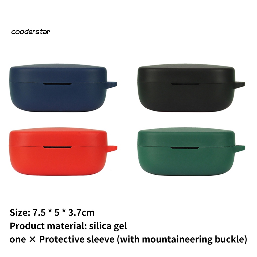 Vỏ Bảo Vệ Hộp Sạc Tai Nghe Bluetooth Bằng Silicon Mềm Có Móc Cho SoundPEATS Truefre 2