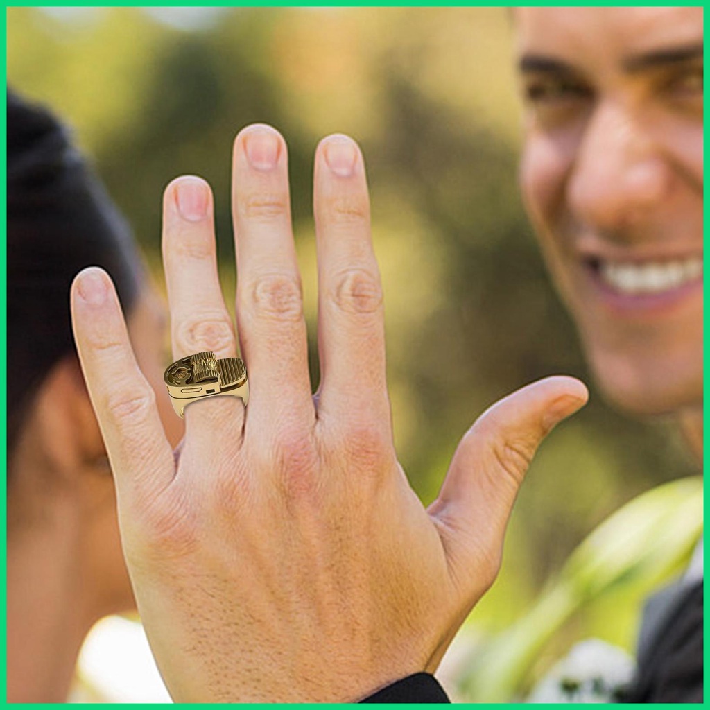 Nhẫn Nam Bằng Hợp Kim Thiết Kế Sáng Tạo Phong Cách Punk Âu Mỹ