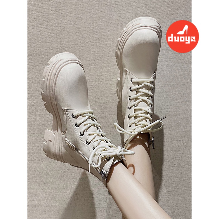 Đôi Giày Bốt Martin Đế Dày Thời Trang Mùa Hè Thu 2022 Mới Cho Nữ