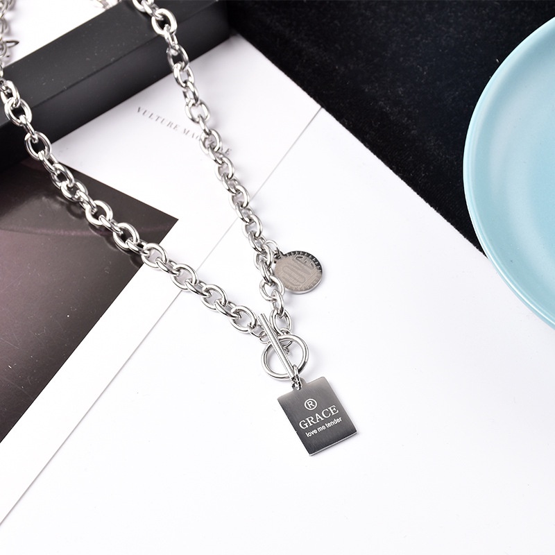 Vòng cổ Thép Titan Phong Cách Hip Hop Cá Tính Cho Nam