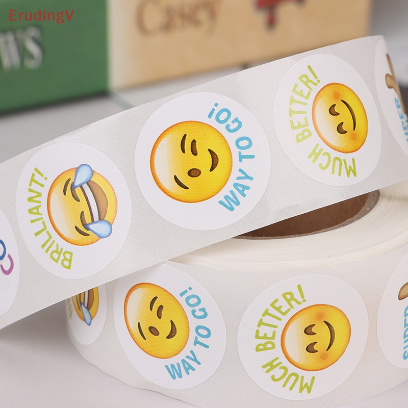 Bộ 500 Miếng Dán Mặt Buồn Tròn Dùng Làm Phần Thưởng Cho Giáo Viên [Mới] [Mới]