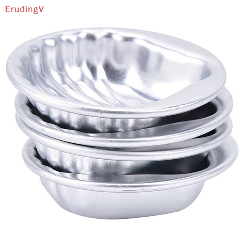 Bộ 5 Khuôn Làm Bánh Handmade Bằng Hợp Kim Nhôm Hình Vỏ Sò