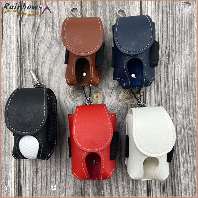 Túi Đựng Bóng Golf Đeo Thắt Lưng Bằng Da Pu Tiện Lợi