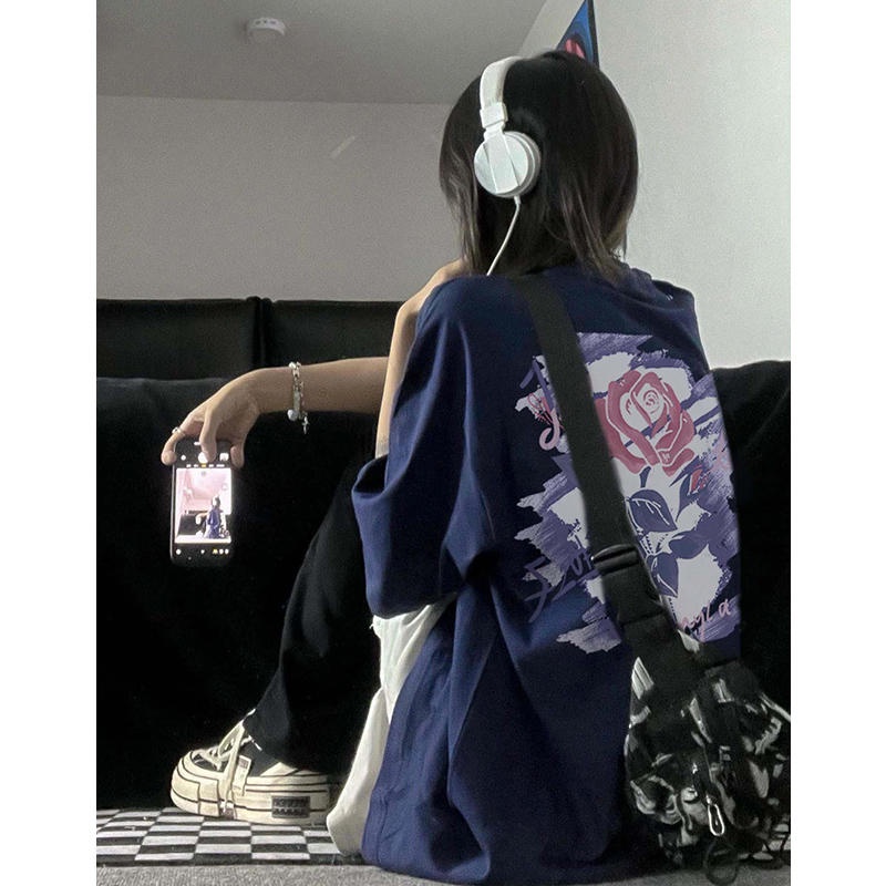 NRVP Áo Thun 100% Cotton Tay Ngắn Phong Cách Hàn Quốc Mới