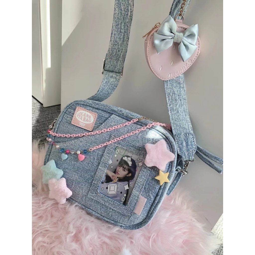 Túi Denim Đeo Chéo Thời Trang 2023 Dành Cho Nữ